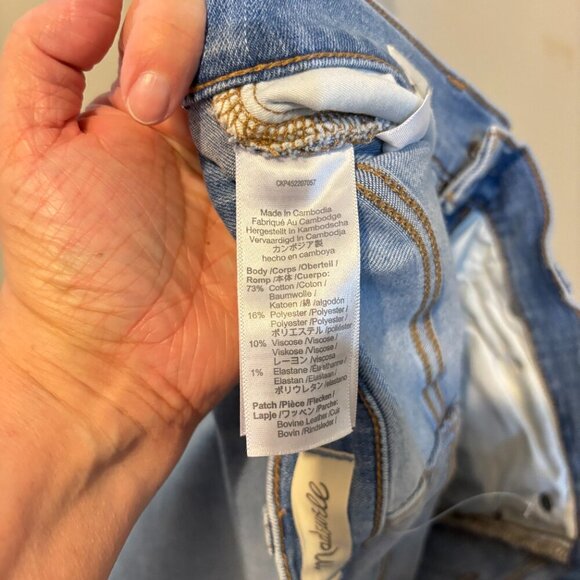 Madewell Cali Demi Boot Cropped Jeans - Picture 9 of 10